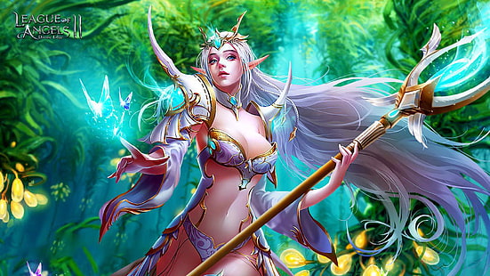 League Of Angels 2 postacie Thera Girl With Ears Elf Wallpaper HD Desktop Wallpaper High Quality 1920 × 1080, Tapety HD HD wallpaper