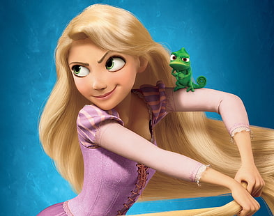 Rapunzel, Enredados, Disney Rapunzel, Dibujos animados, Enredados, Rapunzel, Disney enredados, película enredada, 2010 enredados, Fondo de pantalla HD HD wallpaper