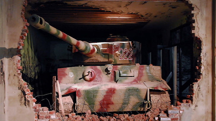 Tiger, the ruins, Museum, German heavy tank, tiger I, HD wallpaper