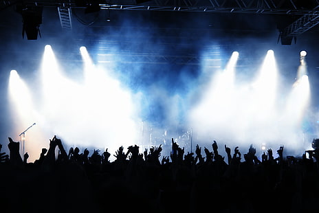 concert stage, music, concerts, HD wallpaper HD wallpaper