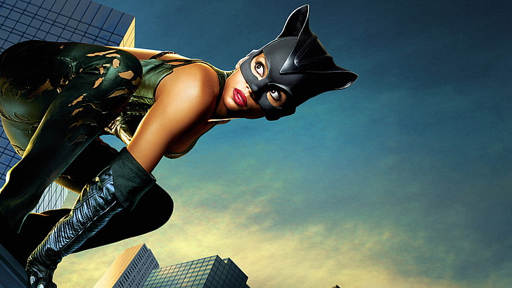 Halle Berry, Catwoman, 4K, HD wallpaper