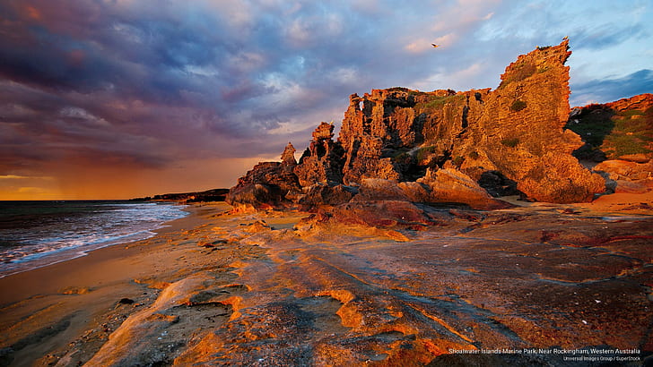 Shoalwater Islands Marine Park, Near Rockingham, Western Australia, Oceania, HD wallpaper