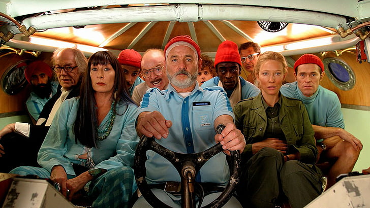 Película, La vida acuática con Steve Zissou, Bill Murray, Cate Blanchett, Fondo de pantalla HD