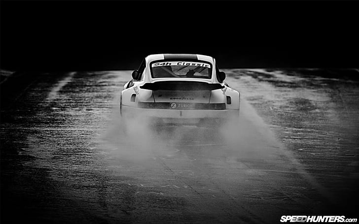 Porsche Nurburgring Track Race Track BW HD, cars, bw, race, porsche, track, nurburgring, HD wallpaper