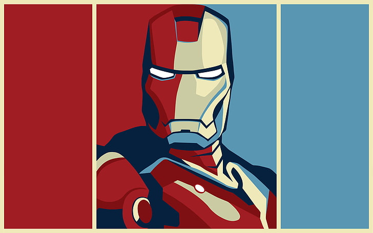 Marvel Iron Man иллюстрация, железный человек, чудо, комикс, комикс, HD обои