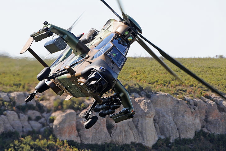 Военни хеликоптери, Eurocopter Tiger, Самолети, Атакуващи хеликоптери, Хеликоптери, HD тапет