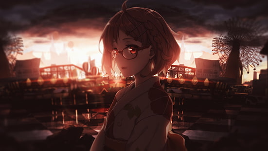 Anime, Beyond the Boundary, Mirai Kuriyama, HD wallpaper HD wallpaper