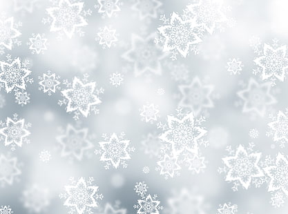Snowflakes Texture, white and gray snowflakes wallpaper, Holidays, New Year, Snowflakes, Texture, HD wallpaper HD wallpaper