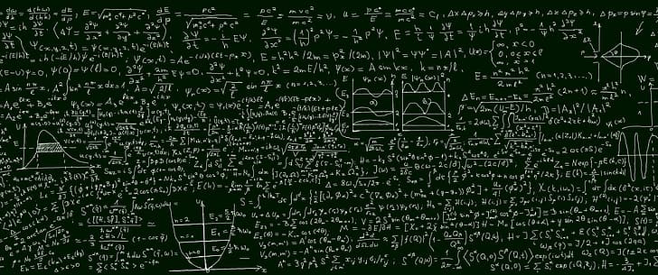 equations, blackboard, HD wallpaper