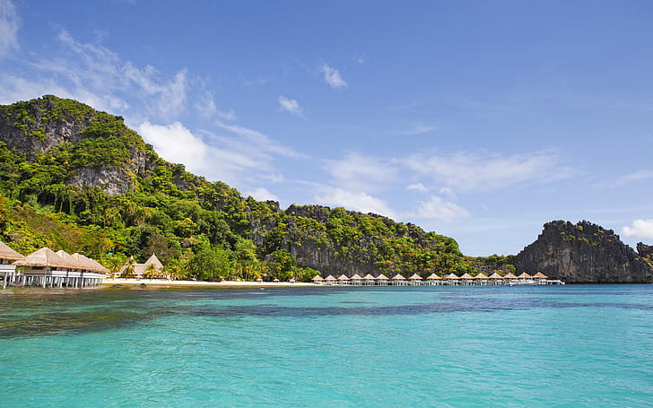 El Nido Resorts Isla Apulit Taytay Filipinas Fondo de pantalla HD 1920 × 1200, Fondo de pantalla HD