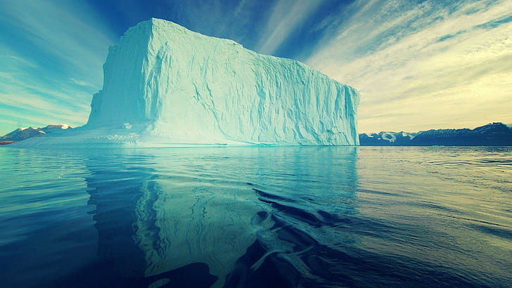 الجليد والطبيعة، خلفية HD