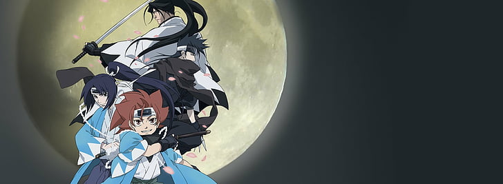 Anime, Friedensstifter, Souji Okita, Susumu Yamazaki, Tetsunosuke Ichimura, Toshizo Hijikata, HD-Hintergrundbild