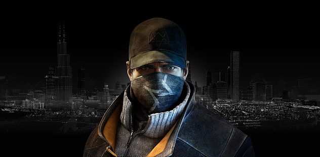 Mann mit schwarzer Mütze Wallpaper, Aiden Pearce, Watch_Dogs, Ubisoft, Videospiele, HD-Hintergrundbild HD wallpaper
