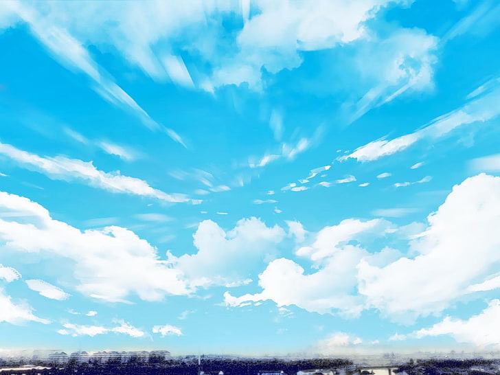 المناظر الطبيعية والسحب، خلفية HD