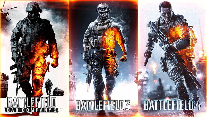 Battlefield, Battlefield 3, Battlefield 4, Battlefield Bad Company 2, Fondo de pantalla HD