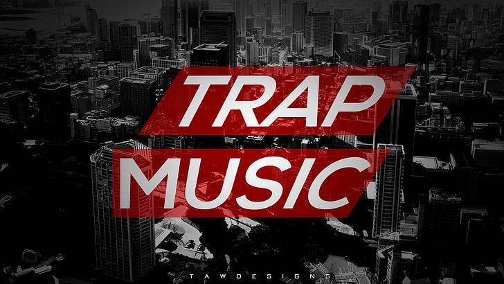 Trap Music logo, Trap Nation, shapes, geometry, HD wallpaper