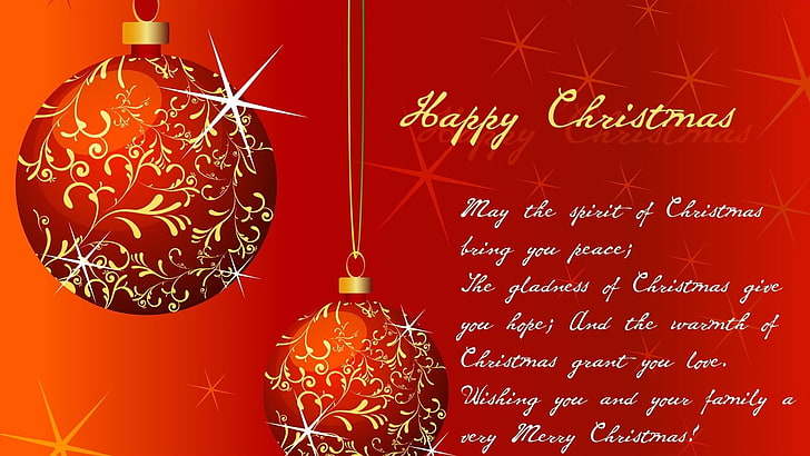 Christmas Wishes-Holiday desktop wallpaper, Christmas greeting card, HD wallpaper
