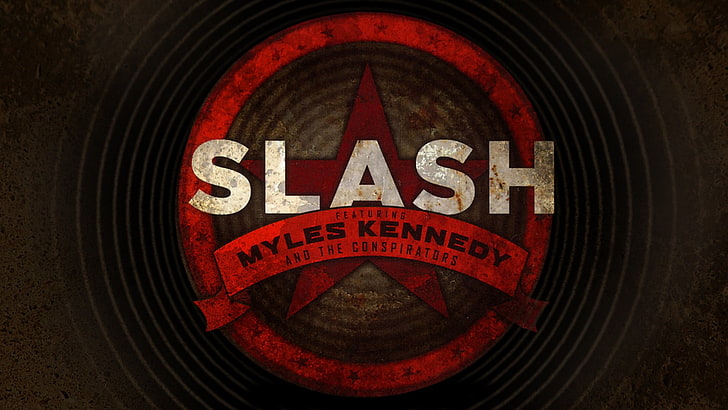 Slash Myles Kennedy logo, Slash, Apocalyptic Love, rock bands, rock music, album covers, music, HD wallpaper