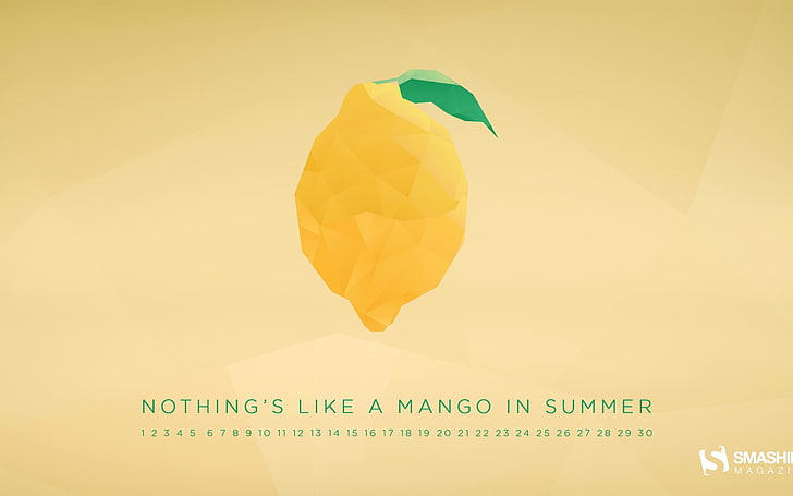 Nothings Like A Mango In Summer-June 2014 calendar.., mango wallpaper, HD wallpaper