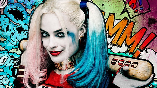 Harley Quinn, Selbstmordkommando, Margot Robbie, Beste Filme des Jahres 2016, HD-Hintergrundbild HD wallpaper