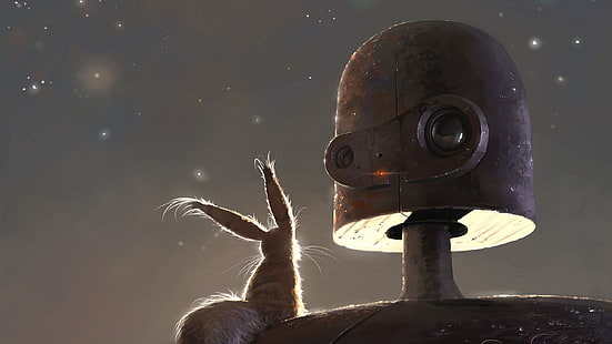 Kunstwerk, Schloss im Himmel, Roboter, Anime, Studio Ghibli, HD-Hintergrundbild HD wallpaper