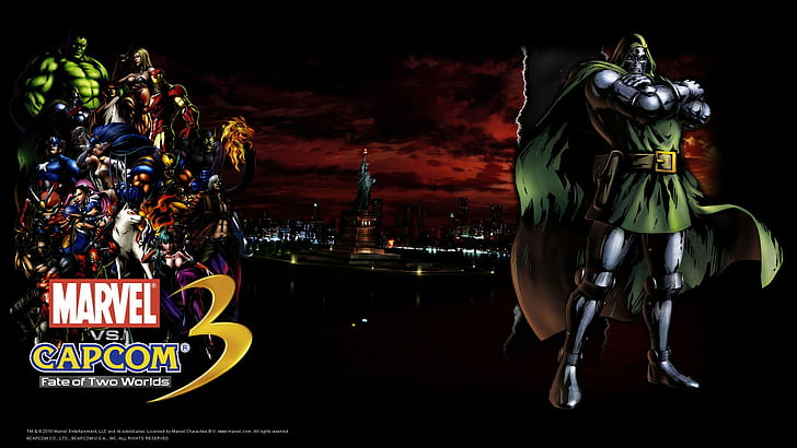 Comics, Dr. Doom, Marvel Vs.Capcom 3, HD-Hintergrundbild