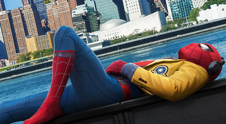 Человек-паук Homecoming 2017, Marvel Spider-Man Homecoming обои, Фильмы, Человек-паук, Музыка, Человек-паук 2017, Homecoming, HD обои