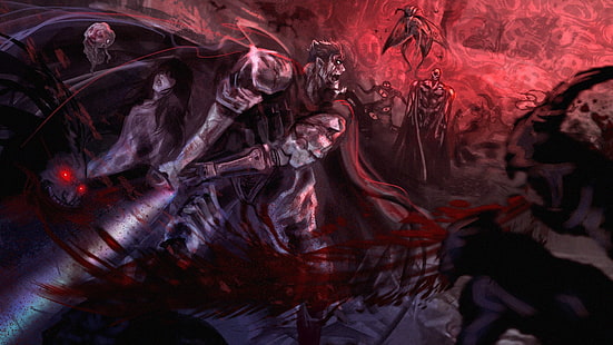 Fond d'écran anime Berserk, Berserk, Black Swordsman, Guts, Fond d'écran HD HD wallpaper