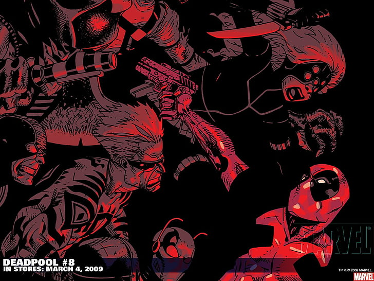 Komik, Deadpool, Merc dengan Mulut, Wallpaper HD