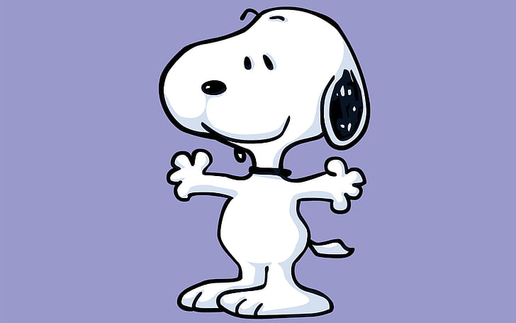 Snoopy cartoon star, Snoopy, desenho animado, estrela, HD papel de parede
