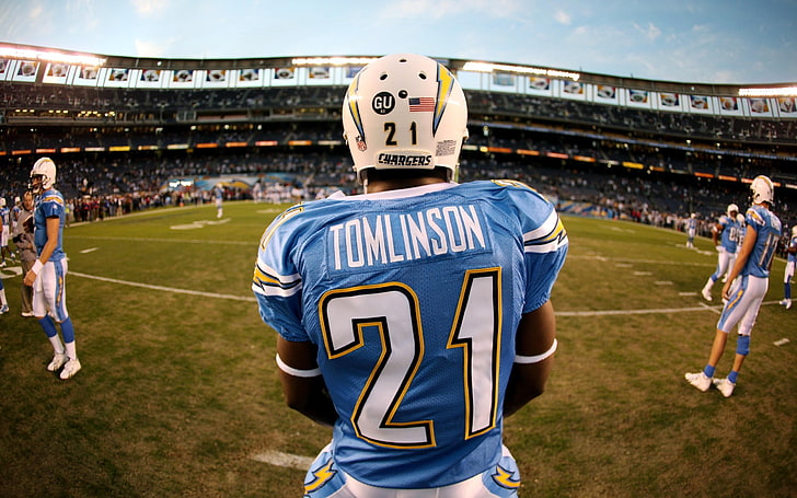 Tomlinson NFL oyuncu, NFL, San Diego Şarj, Amerikan futbolu, Tomlinson, spor, spor, HD masaüstü duvar kağıdı
