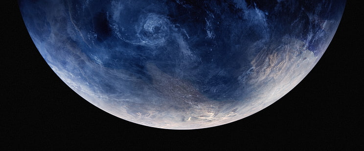 Planet ekstrasurya, ilustrasi bumi, Luar Angkasa, Planet, Luar Biasa, Kosmos, ultrahd, planet ekstrasurya, Wallpaper HD HD wallpaper