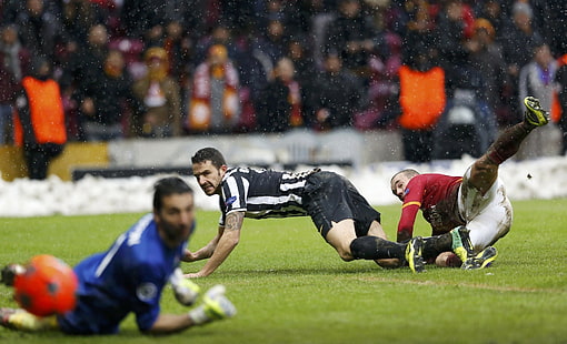 męska czerwona koszulka, Wesley Sneijder, Galatasaray S.K., Juventus, Goal, Tapety HD HD wallpaper