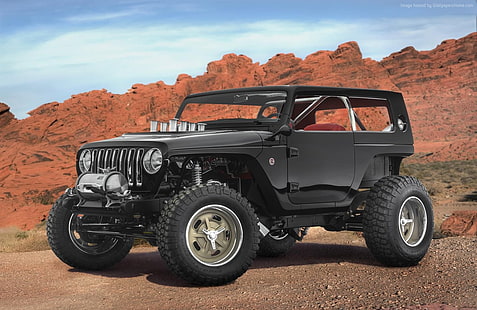 koncepcja, SUV, Jeep Quicksand, Jeep Wrangler, Tapety HD HD wallpaper