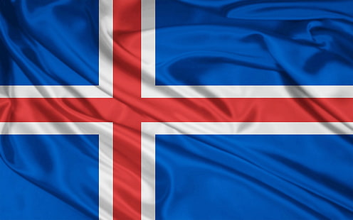 Финландско знаме, флаг, символи, цветове, материали, коприна, ивици, Исландия, HD тапет HD wallpaper