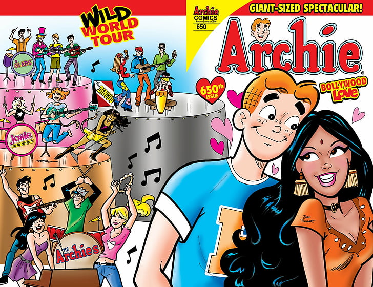 Comics, Archie, Archie Andrews, Betty Cooper, Jughead Jones, Veronica Lodge, Fondo de pantalla HD