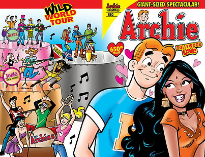 Comics, Archie, Archie Andrews, Betty Cooper, Jughead Jones, Veronica Lodge, HD wallpaper HD wallpaper