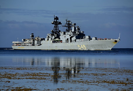 Navi da guerra, marina russa, cacciatorpediniere, cacciatorpediniere russo ammiraglio Panteleyev, nave da guerra, Sfondo HD HD wallpaper