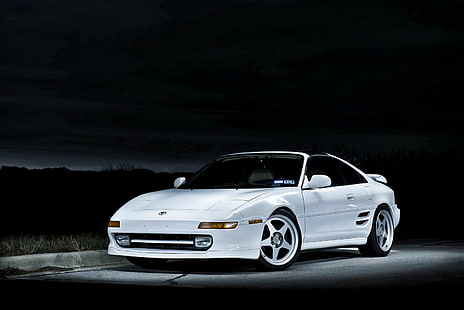 cars, coupe, japan, mr2, spider, toyota, tuning, HD wallpaper HD wallpaper