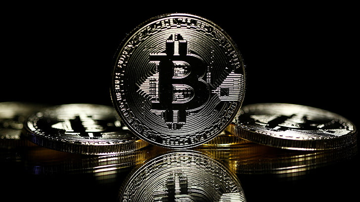 bitcoin, cash, coins, computer, digital, internet, money, technics, technology, HD wallpaper