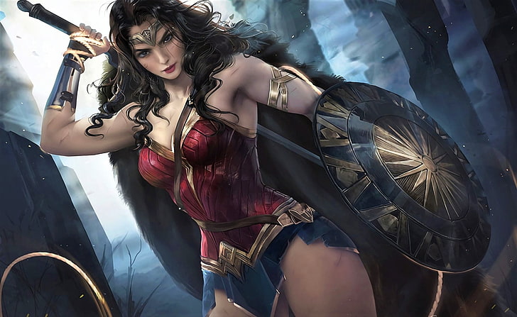 Film, Wonder Woman, Fantasy, Mädchen, Frau, HD-Hintergrundbild