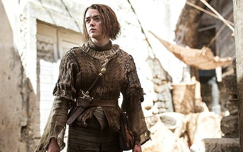 Arya Stark, A Guerra dos Tronos, Maisie Williams, HD papel de parede HD wallpaper