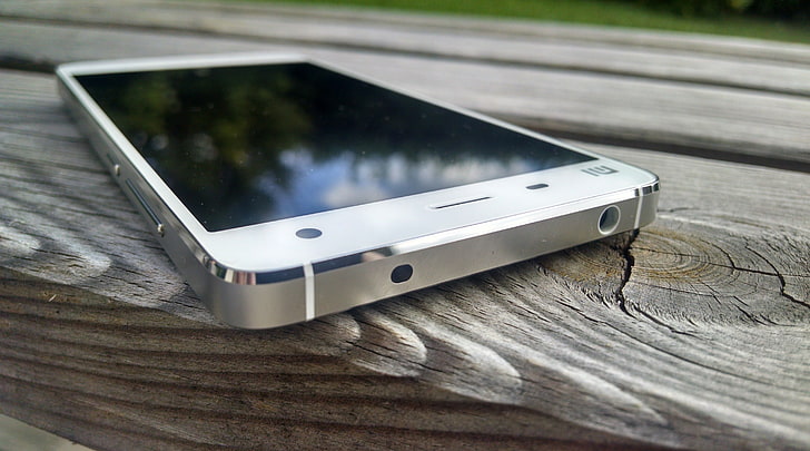silver Android smartphone, xiaomi mi4, xiaomi, smartphone, design, HD wallpaper