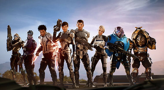 Mass Effect, Mass Effect: Andromeda, Andromeda Initiative, jeux vidéo, Fond d'écran HD HD wallpaper