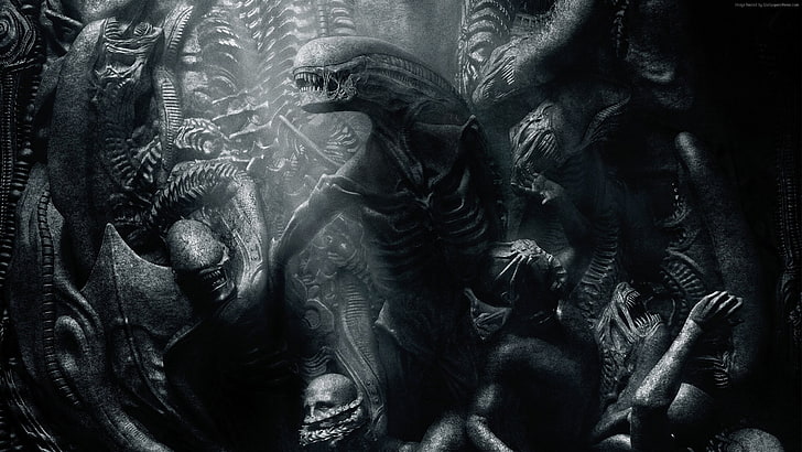 monstruo, alien, Alien: Covenant, mejores películas, Fondo de pantalla HD