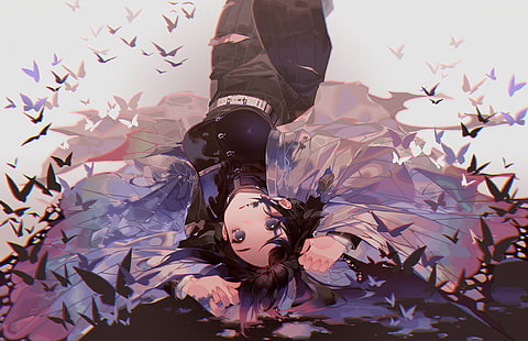 Anime, Demon Slayer: Kimetsu no Yaiba, Shinobu Kochou, Tapety HD HD wallpaper