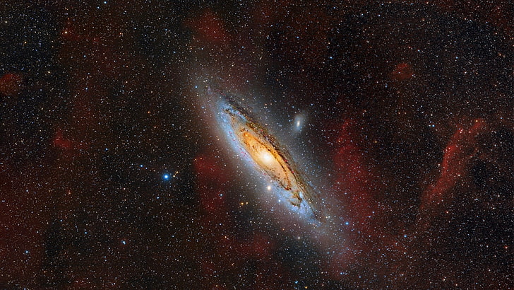 tapeta cyfrowa supernowej, kosmos, NASA, galaktyka, Messier 31, Tapety HD