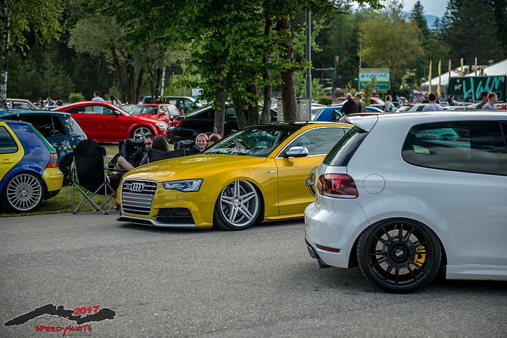 Audi, auto, tuning, volkswagen, VW Golf MK1, Sfondo HD