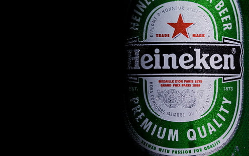 Öl Heineken högupplösta bilder, drycker, öl, heineken, hög, bilder, upplösning, HD tapet HD wallpaper