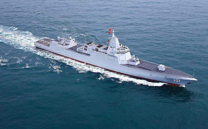 Tipo 055, buque de guerra, Fondo de pantalla HD